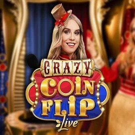 Crazy Coin Flip slot logo by Evolution at BigLucky CasinoCrazy Coin Flip