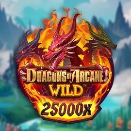 Dragons of Arcane Wild logo by Foxium at BigLucky Casino