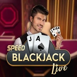 Official Live Casino logo: Speed Blackjack by Pragmatic Play at BigLucky Casino
